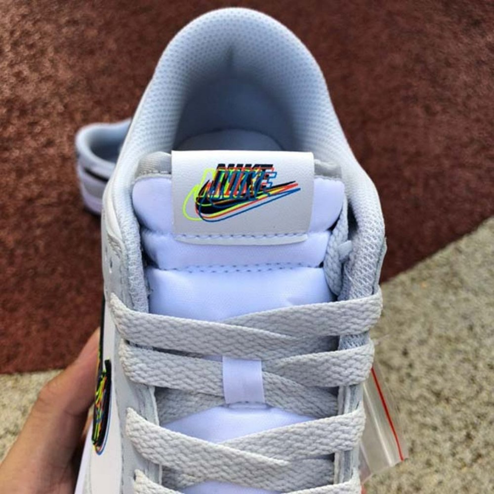 Nike Dunk Low x 3D Swoosh Sneakers - Picture 9 of 10